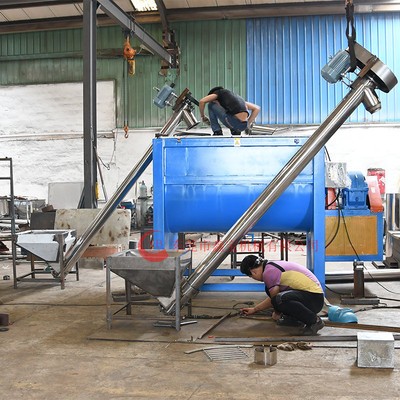 供应梅州树脂粉末上料机 碳钢 不锈钢螺旋输送机厂家可按需定制