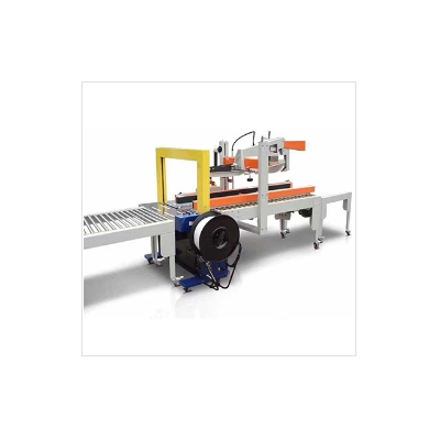 自动折盖封箱打包一体机