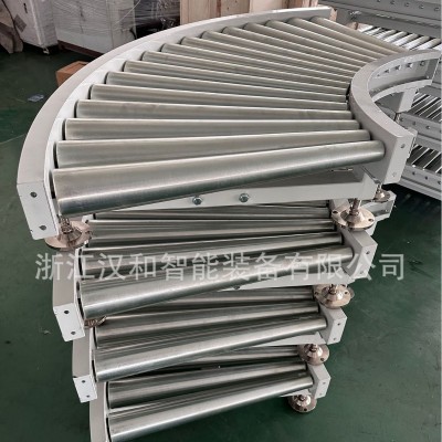定制90度弯道滚筒机 无动力滚筒机 流水线 使用寿命长 售后保证
