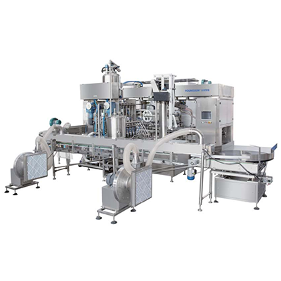 全自动直线式塑瓶灌装封口机